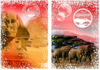 Artwork: Travel around the World - Africa, Egypt and Kenya – 1000 Piece Jigsaw Puzzle (Grafika)