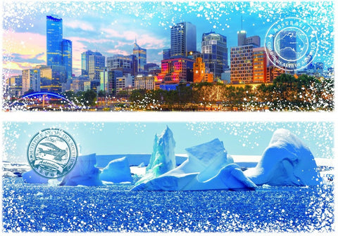 Artwork: Travel around the World: Australia and Antarctica – 1000 Piece Jigsaw Puzzle (Grafika)