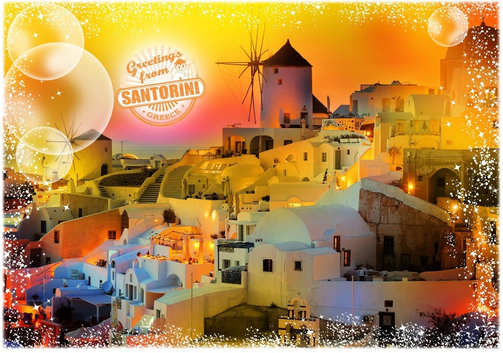 Artwork: Travel around the World - Greece – 1000 Piece Jigsaw Puzzle (Grafika)
