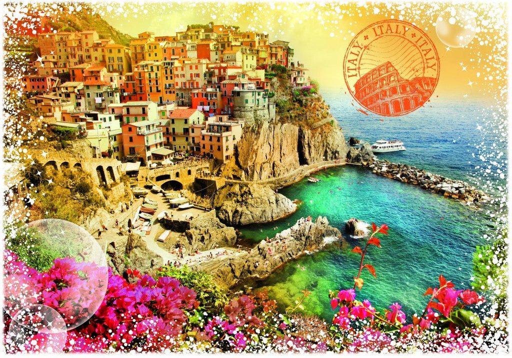 Artwork: Travel around the World - Italy – 1000 Piece Jigsaw Puzzle (Grafika)