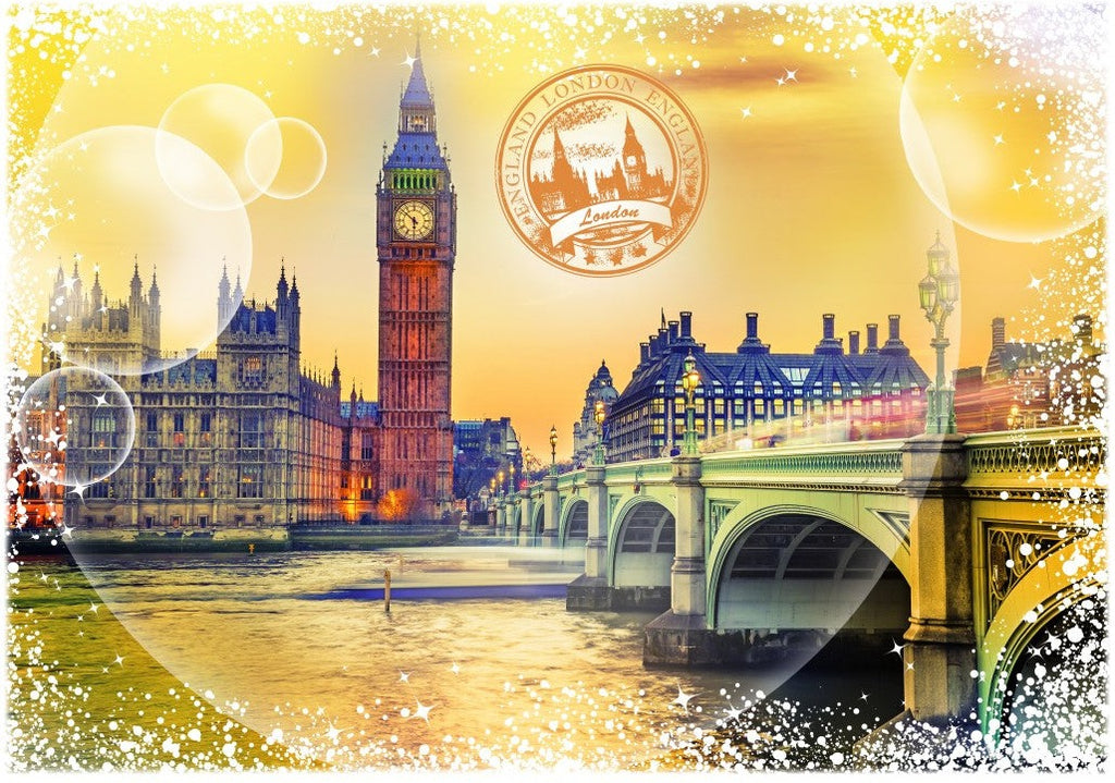 Artwork: Travel around the World - United Kingdom – 1000 Piece Jigsaw Puzzle (Grafika)