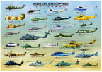 Artwork: Eurographics 8500-0088 Military Helicopters 500 Piece Jigsaw Puzzle