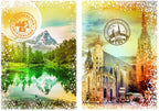 Artwork: Travel around the World: Austria and Switzerland – 1000 Piece Jigsaw Puzzle (Grafika)