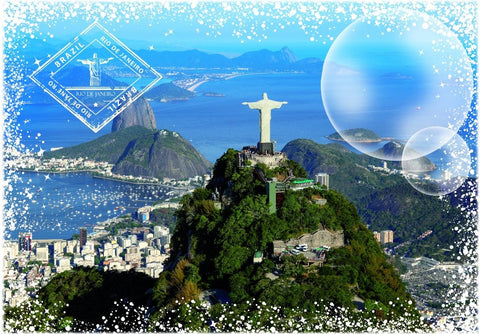 Artwork: Travel around the World - Brazil – 1000 Piece Jigsaw Puzzle (Grafika)