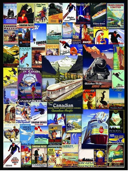 Artwork: Railroad Adventures – 1000 Piece Jigsaw Puzzle (Eurographics)