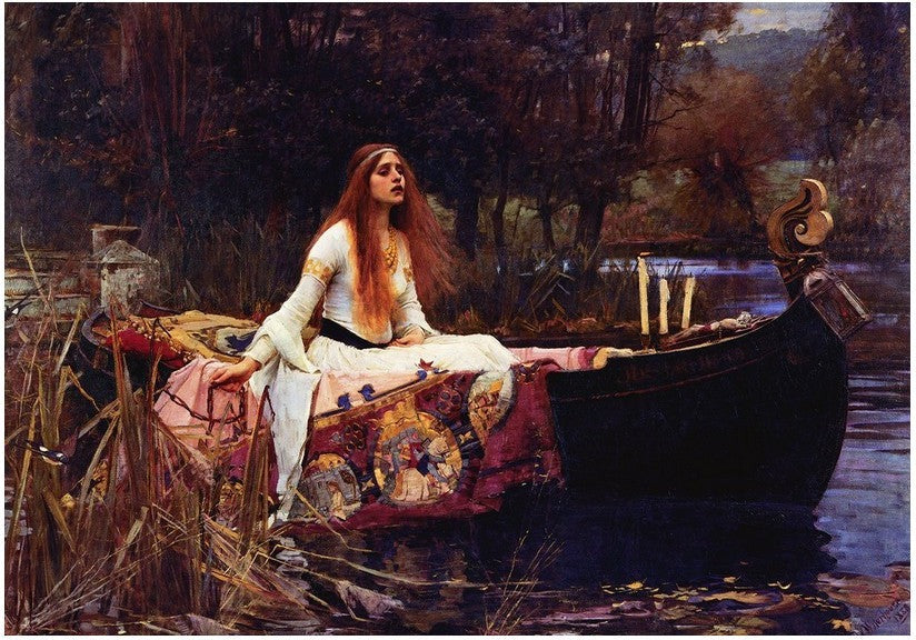 Artwork: The Lady of Shalott, 1888 by Waterhouse – 1000 Piece Jigsaw Puzzle (Eurographics)