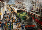 Artwork, puzzle 2 of 2: Falcon De Luxe - Mail by Rail - 2 x 500 Piece Jigsaw Puzzle