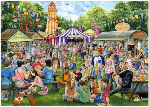 Artwork: Sausage & Cider Festival – 1000 Piece Jigsaw Puzzle (Falcon de luxe)