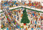 Artwork, puzzle 2 of 2: Holiday Shopping by Jan Van Haasteren – 2 x 1000 Piece Jigsaw Puzzle (Jan van Haasteren)