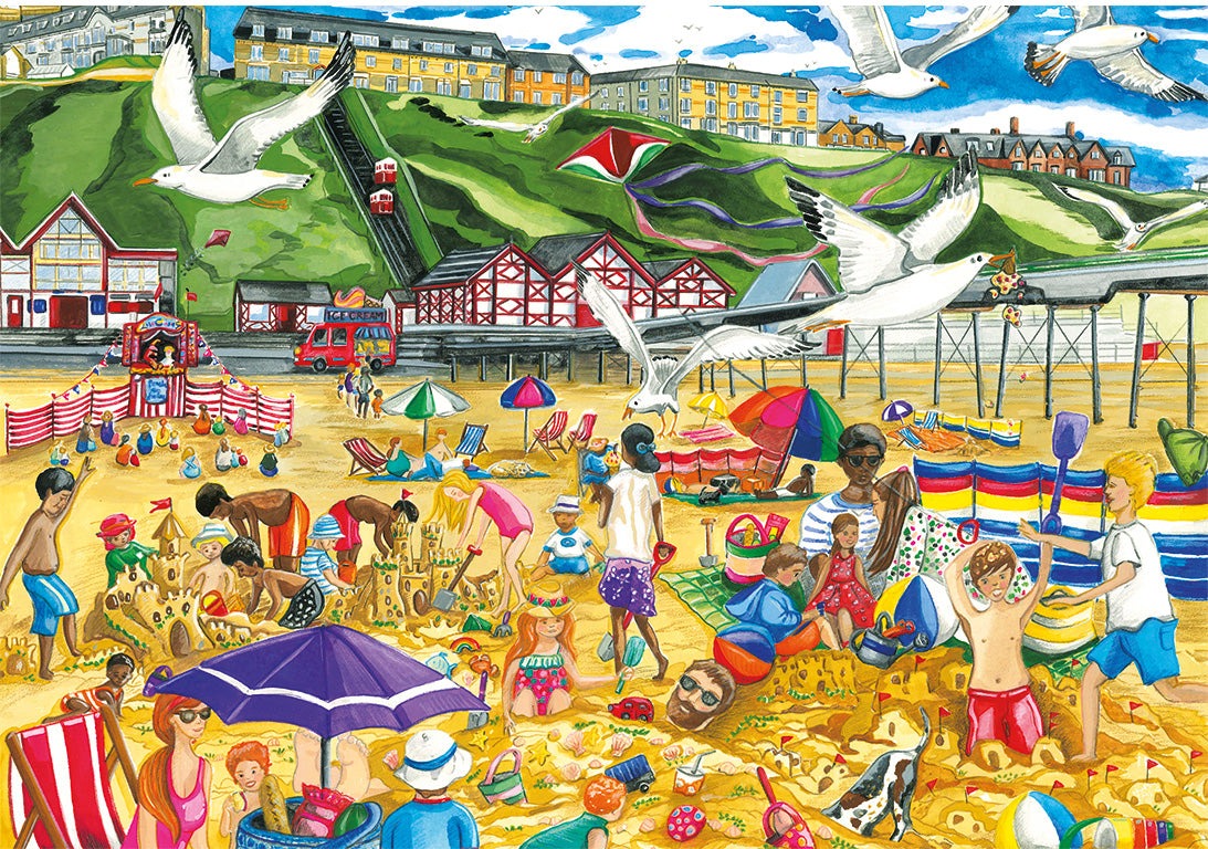 Artwork: Saltburn-by-the-Sea – 500 Piece Jigsaw Puzzle (Gibsons)