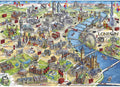 Artwork: London Landmarks – 1000 Piece Jigsaw Puzzle (Gibsons)