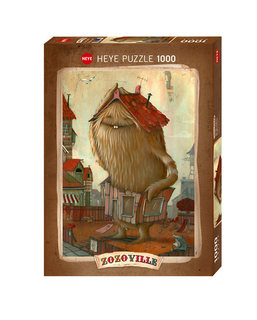 Zozoville - Neighbourhood - 1000 Piece Jigsaw Puzzle (Heye) - Completed Puzzle