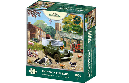 Kidicraft - Kevin Walsh - Down on The Farm - 1000 Piece Jigsaw Puzzle