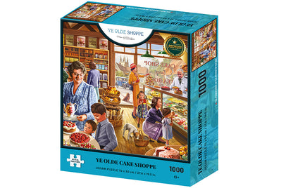 Kidicraft - Steve Crisp - Ye Olde Cake Shoppe - 1000 Piece Jigsaw Puzzle