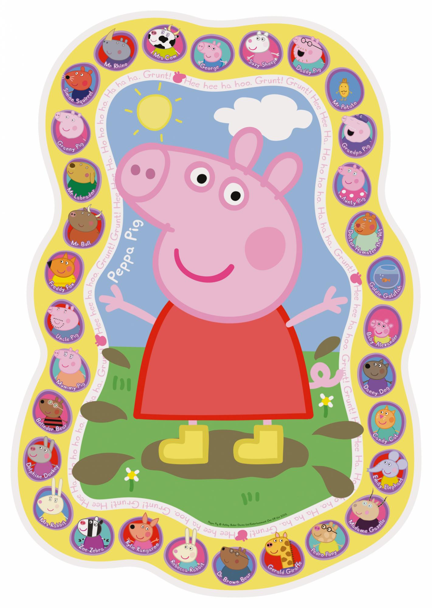 Ravensburger Peppa Pig - 24 Giant Floor Jigsaw Puzzle Pieces