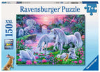 Unicorns in Sunset Glow – 150 XXL Piece Jigsaw Puzzle (Ravensburger)