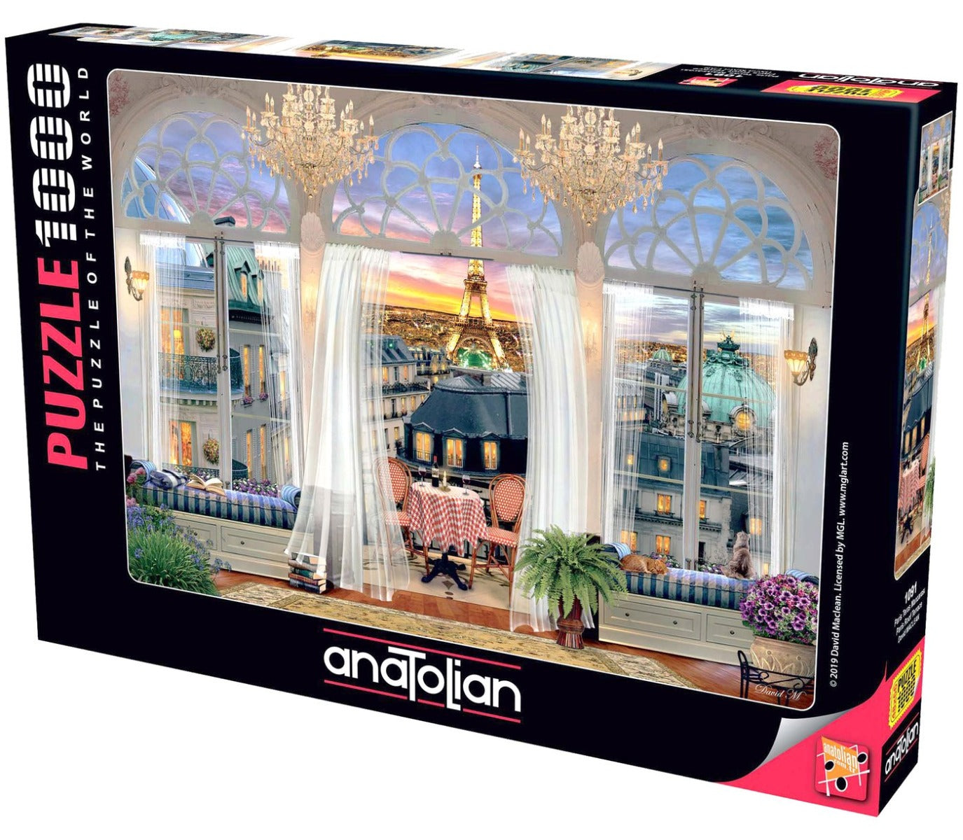 Paris Roof Terrace – 1000 Piece Jigsaw Puzzle (Anatolian)