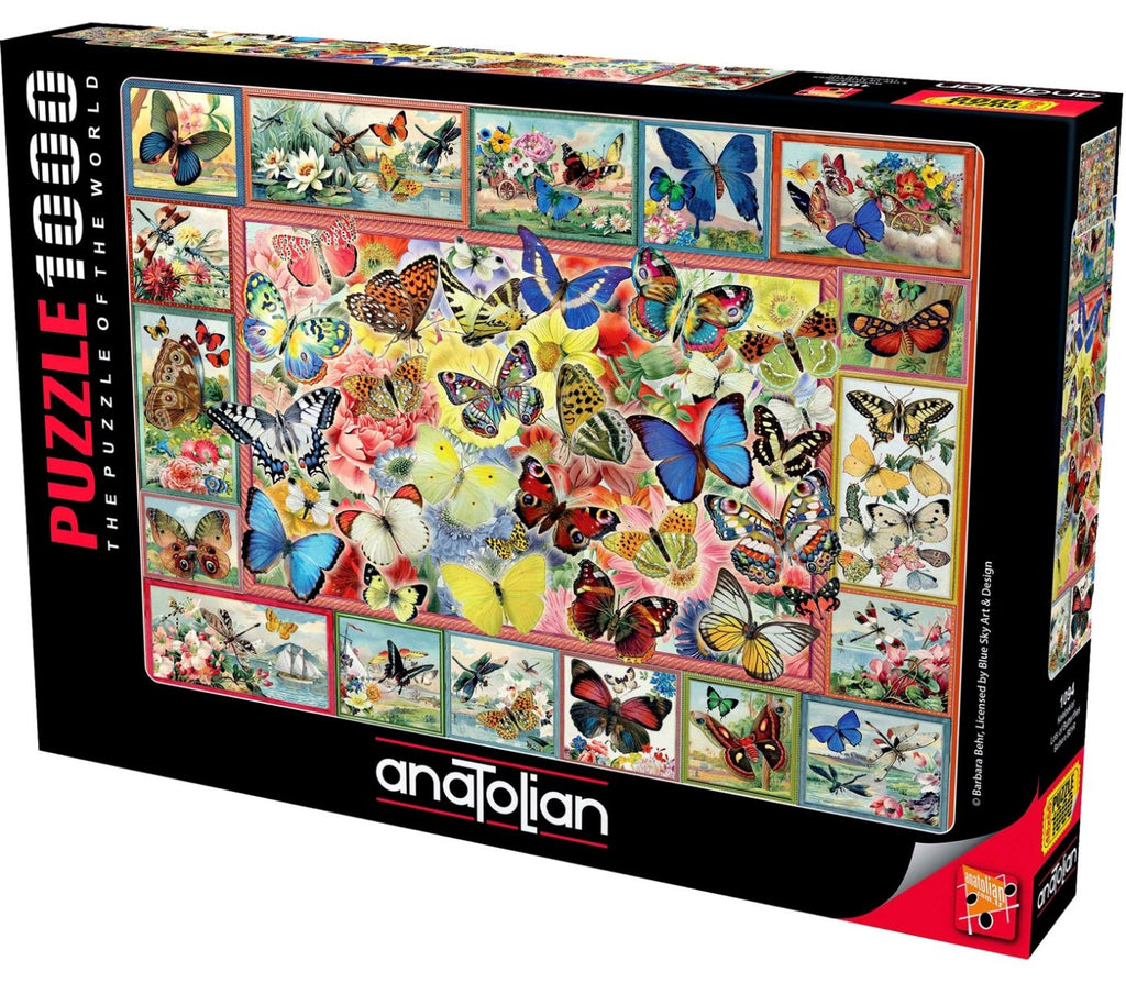 Lots Of Butterflies – 1000 Piece Jigsaw Puzzle (Anatolian)