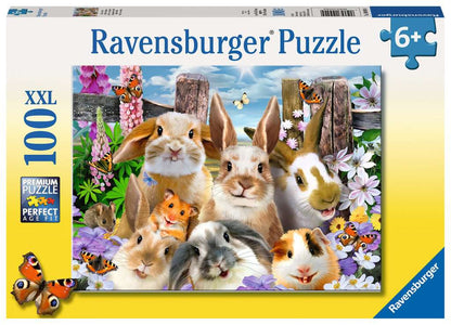 Ravensburger - Rabbit Selfie - XXL 100 Piece Jigsaw Puzzle