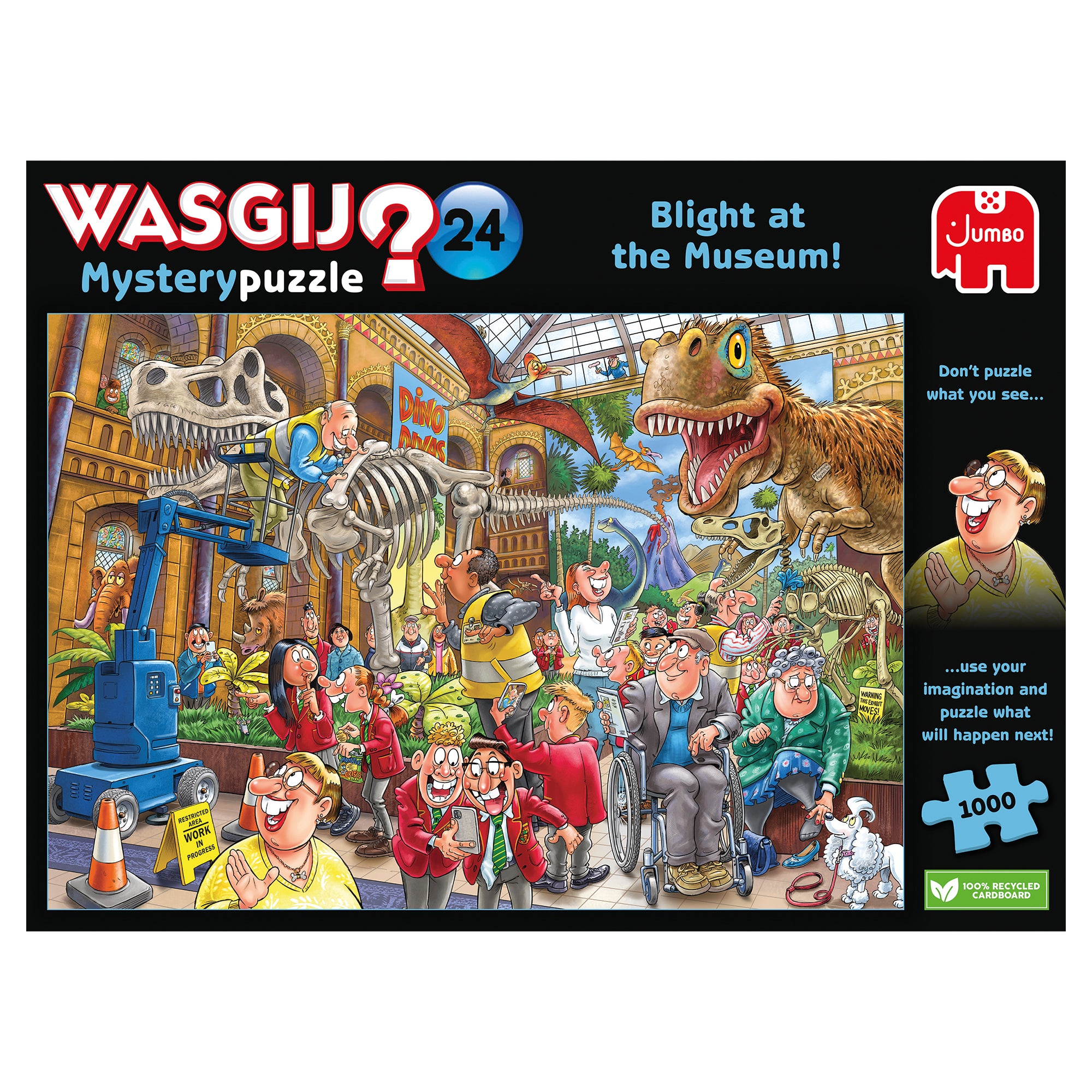 Wasgij Mystery 24: Blight at the Museum! – 1000 Piece Jigsaw Puzzle (Wasgij)