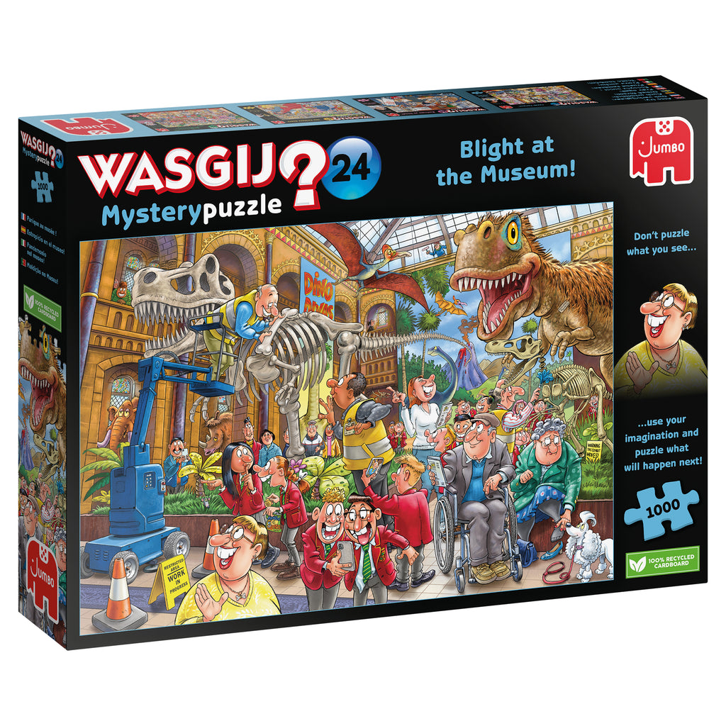 Wasgij Mystery 24: Blight at the Museum! – 1000 Piece Jigsaw Puzzle (Wasgij)