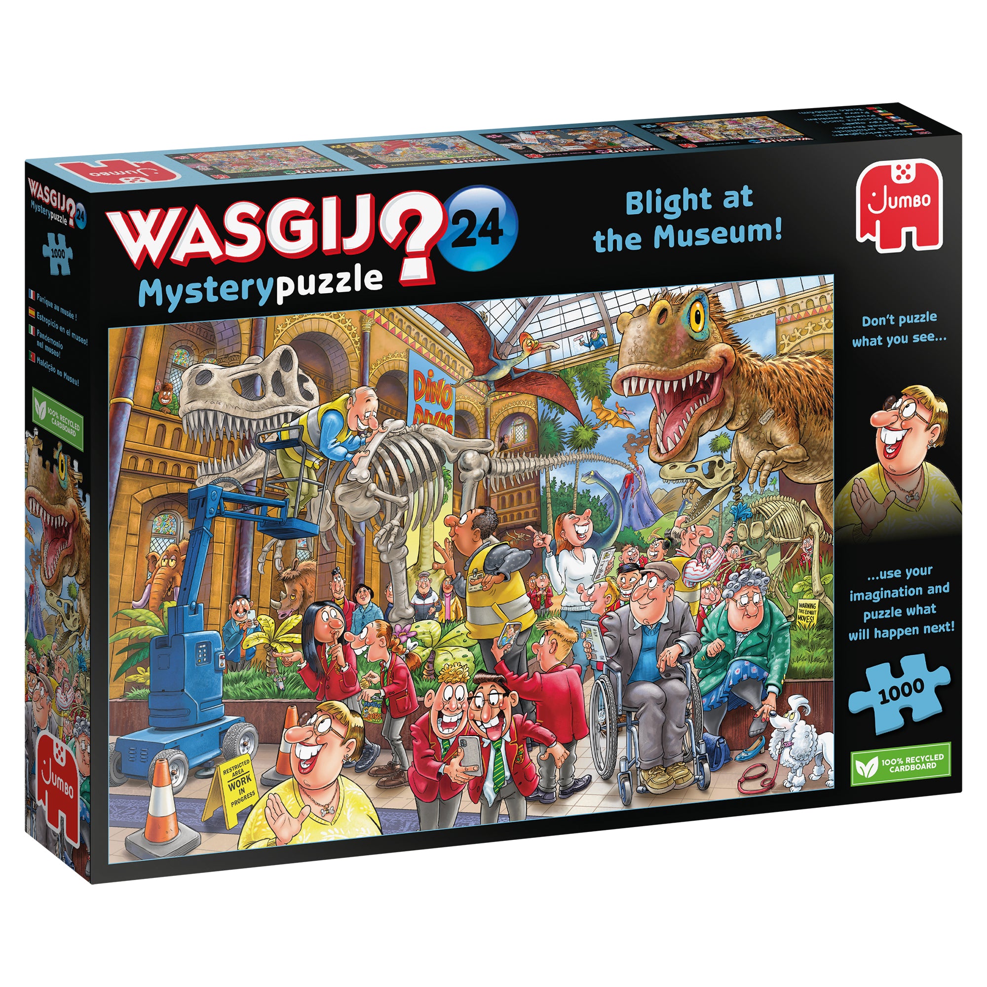 Wasgij Mystery 24: Blight at the Museum! – 1000 Piece Jigsaw Puzzle (Wasgij)