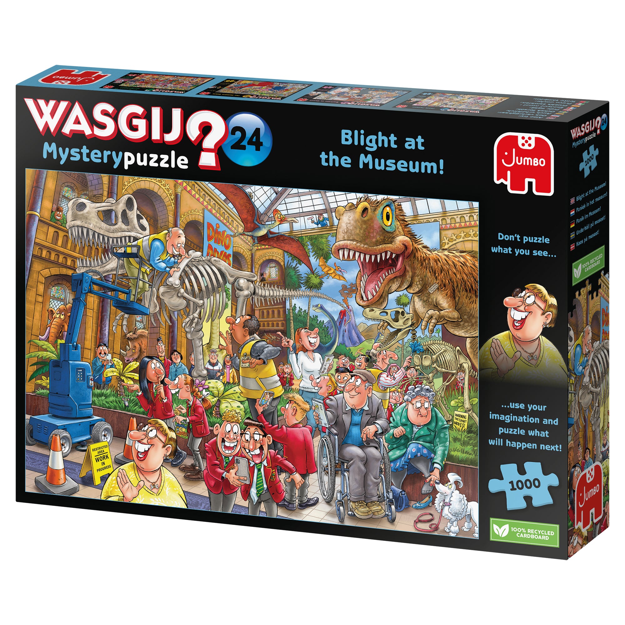 Wasgij Mystery 24: Blight at the Museum! – 1000 Piece Jigsaw Puzzle (Wasgij)