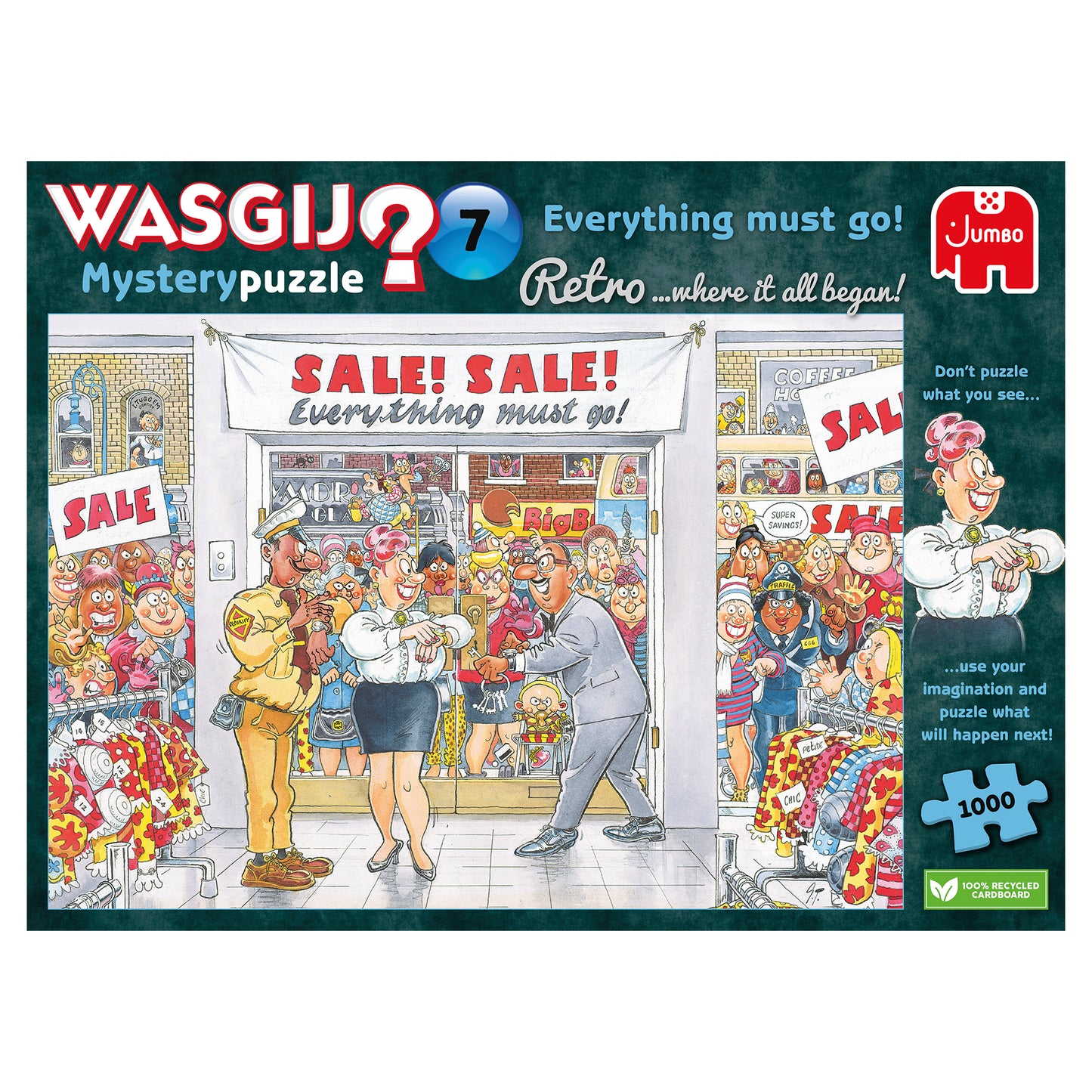 Wasgij Retro Mystery 7 - Everything Must Go! - 1000 Piece Jigsaw Puzzle