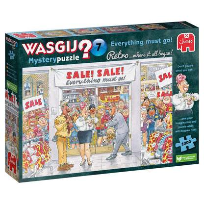 Wasgij Retro Mystery 7 - Everything Must Go! - 1000 Piece Jigsaw Puzzle