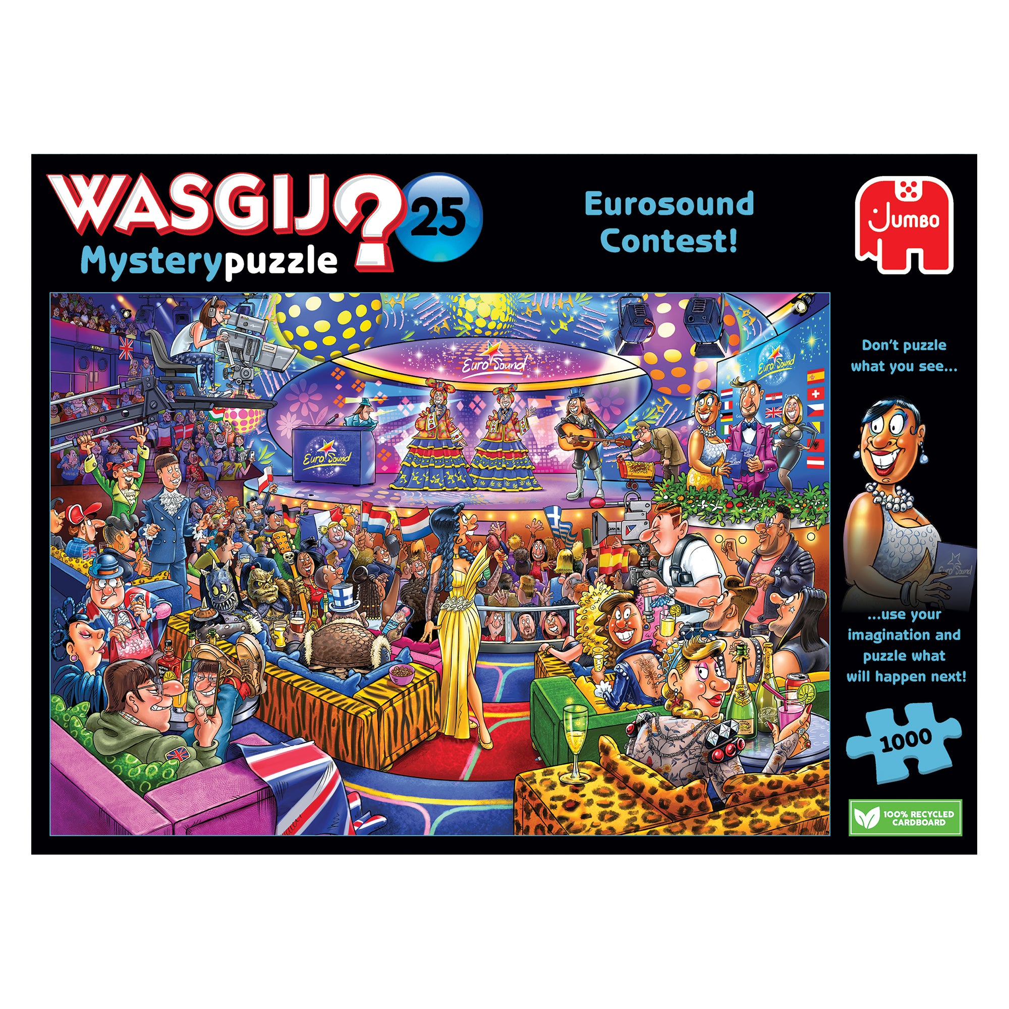 Wasgij Mystery 25: Eurosound Contest! – 1000 Piece Jigsaw Puzzle (Wasgij)