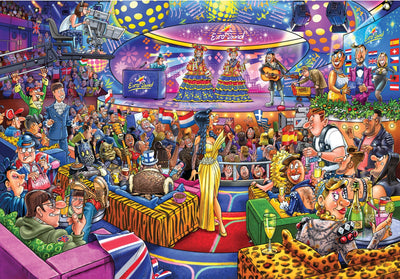 Wasgij Mystery 25: Eurosound Contest! – 1000 Piece Jigsaw Puzzle (Wasgij)