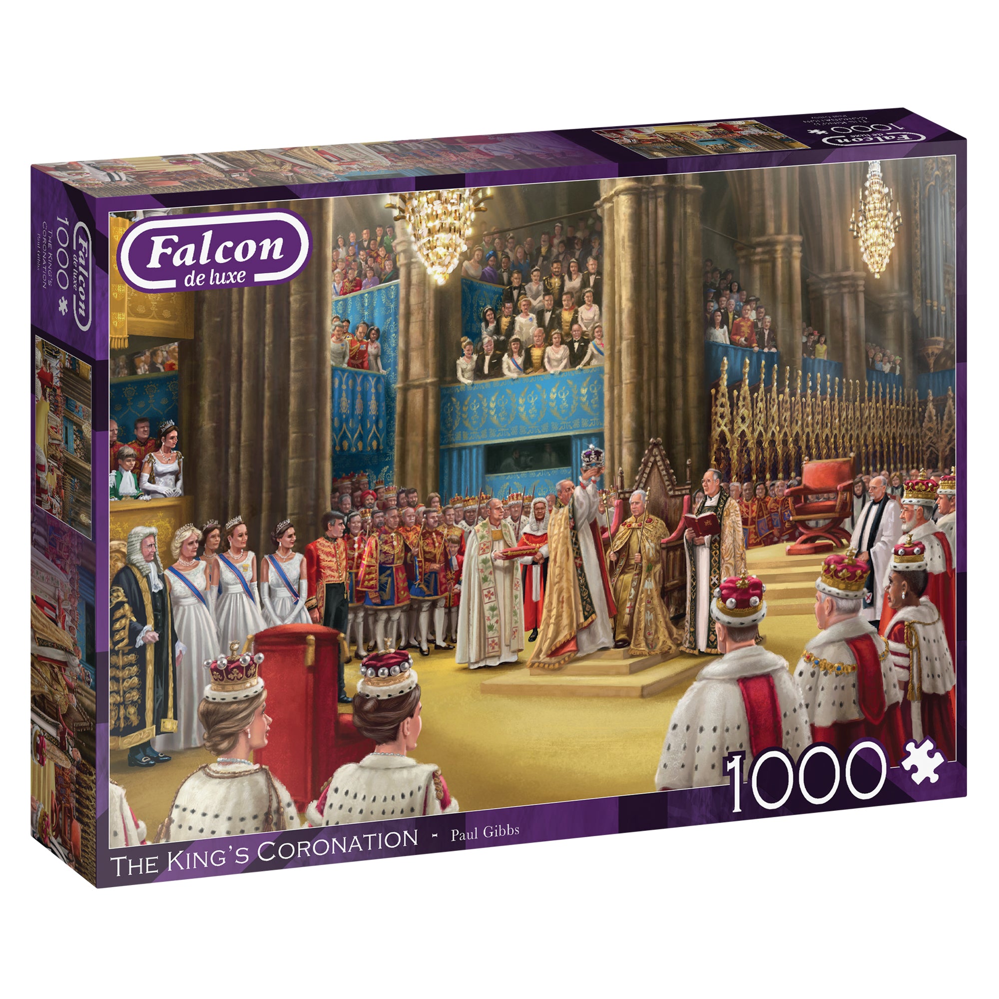 The King's Coronation – 1000 Piece Jigsaw Puzzle (Falcon de luxe)