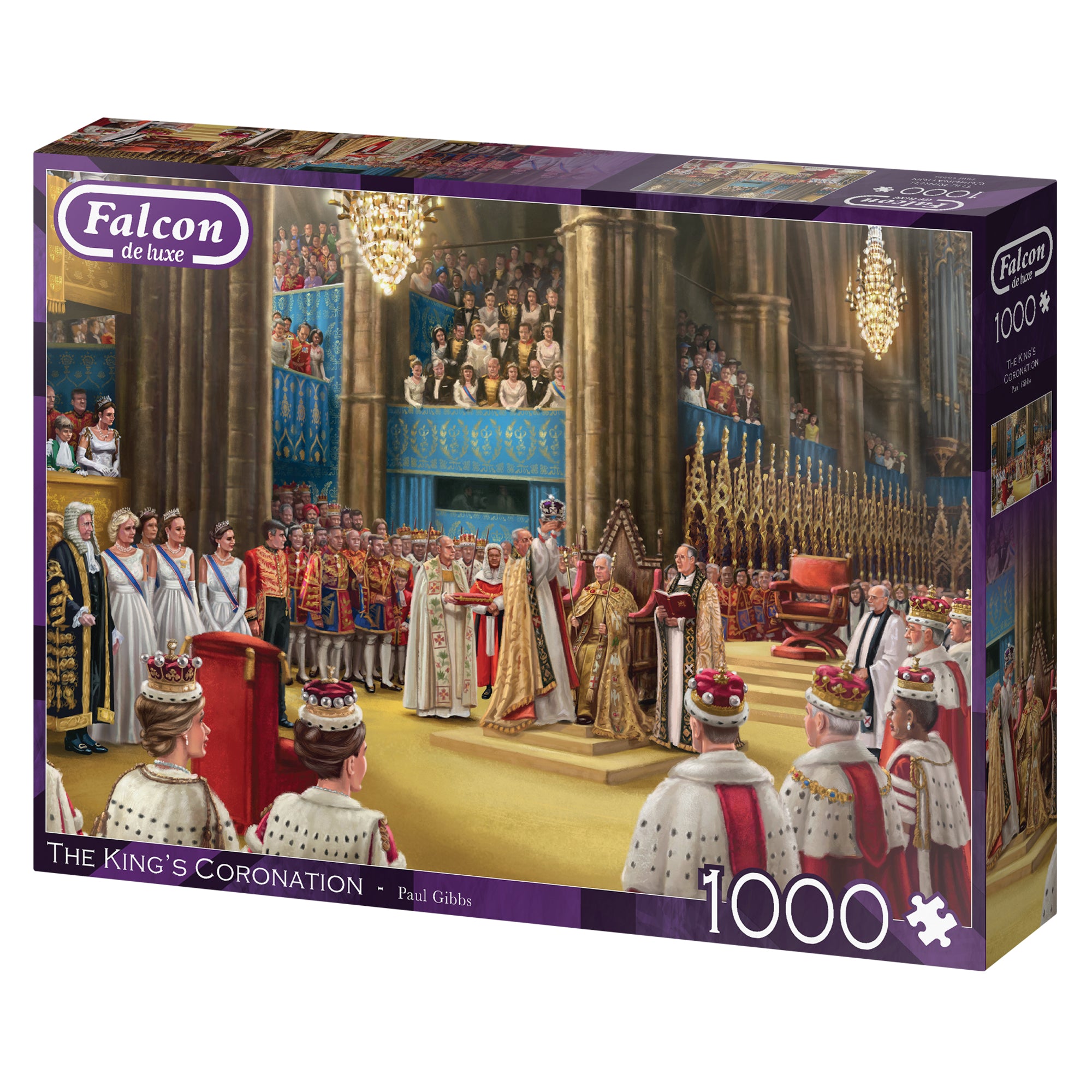 The King's Coronation – 1000 Piece Jigsaw Puzzle (Falcon de luxe)