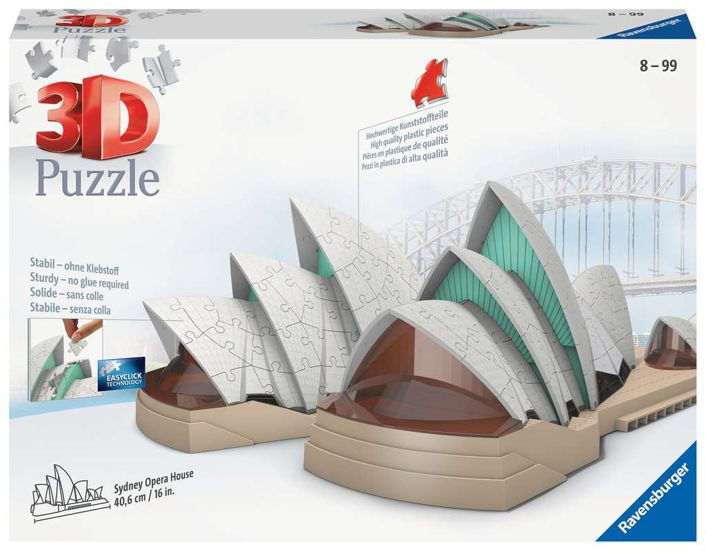 Sydney Opera House 3D Puzzle, 216pc