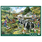 Another Day On The Farm – 1000 Piece Jigsaw Puzzle (Falcon De Luxe)