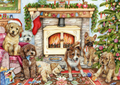 Christmas Puppies – 500 Piece Jigsaw Puzzle (Falcon)
