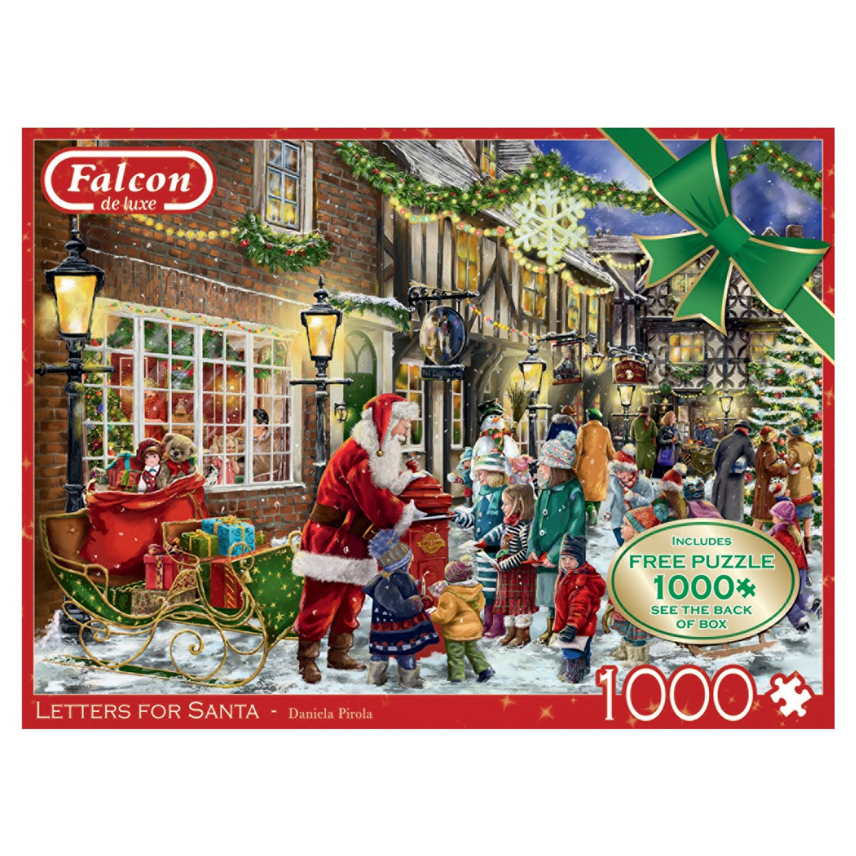 Letters For Santa – 2 x 1000 Piece Jigsaw Puzzles (Falcon De Luxe)