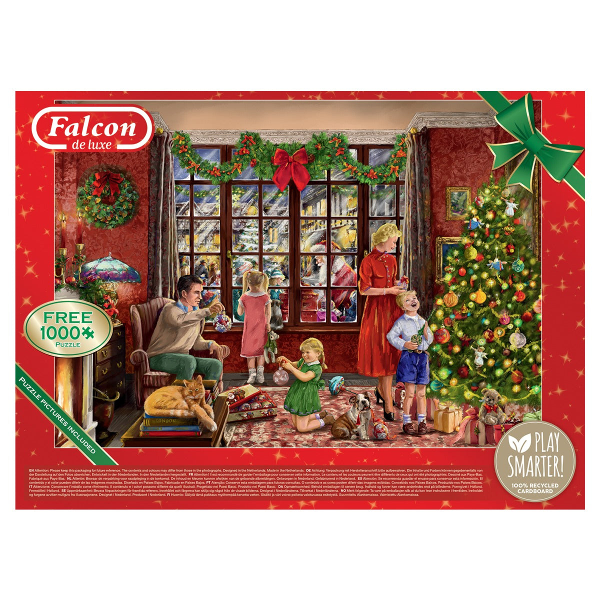 Letters For Santa – 2 x 1000 Piece Jigsaw Puzzles (Falcon De Luxe)