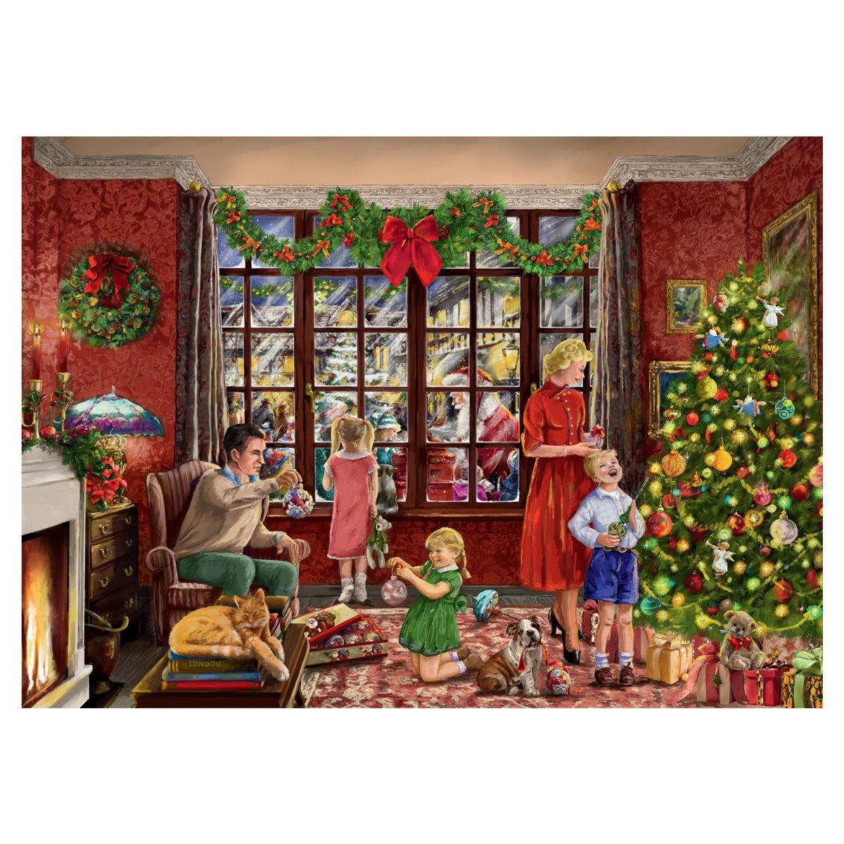 Letters For Santa – 2 x 1000 Piece Jigsaw Puzzles (Falcon De Luxe)