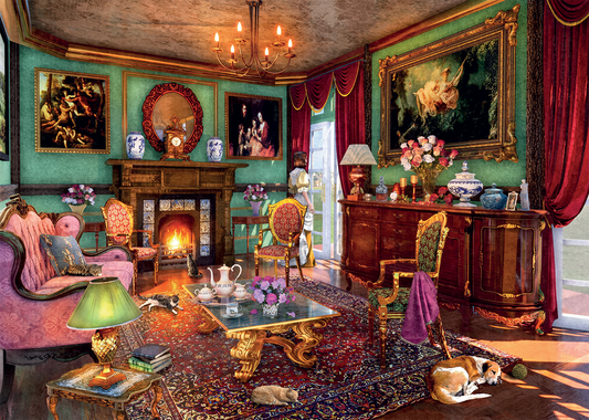 Falcon DeLuxe - The Drawing Room - 1000 Piece Jigsaw Puzzle