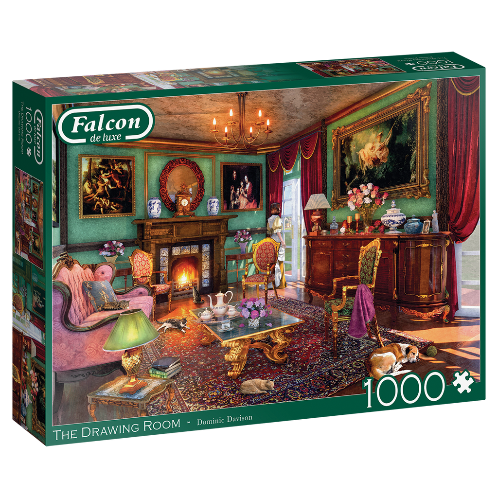The Drawing Room – 1000 Piece Jigsaw Puzzle (Falcon DeLuxe)