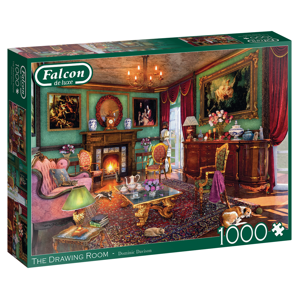 The Drawing Room – 1000 Piece Jigsaw Puzzle (Falcon DeLuxe)