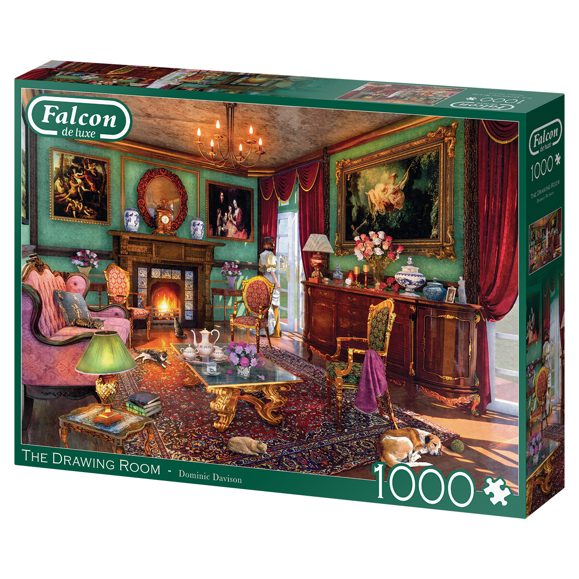 Falcon DeLuxe - The Drawing Room - 1000 Piece Jigsaw Puzzle