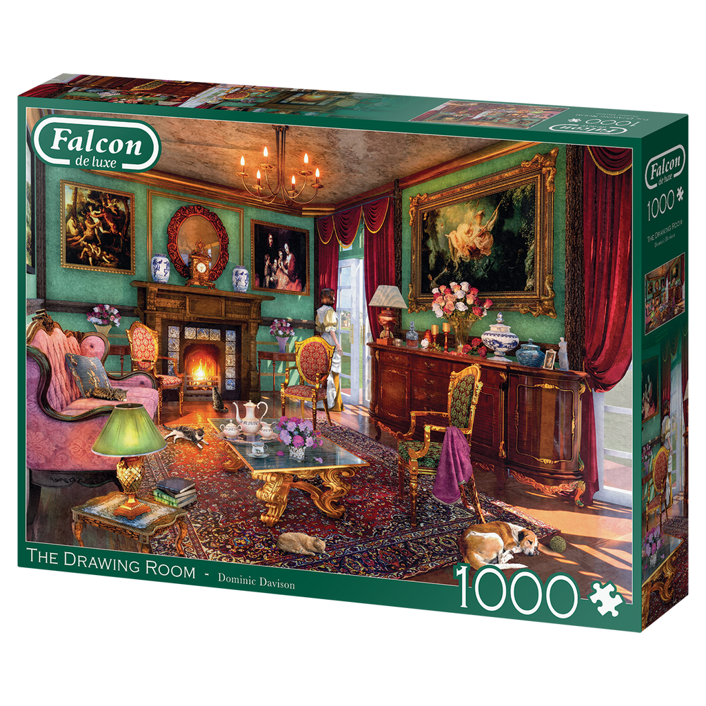 The Drawing Room – 1000 Piece Jigsaw Puzzle (Falcon DeLuxe)