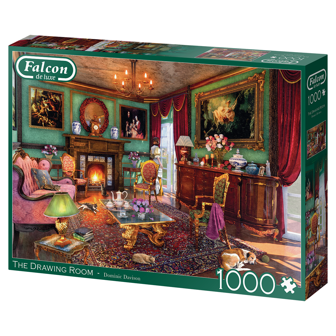 The Drawing Room – 1000 Piece Jigsaw Puzzle (Falcon DeLuxe)