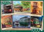 Vintage Trams – 1000 Piece Jigsaw Puzzle (Falcon De luxe)