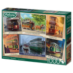 Vintage Trams – 1000 Piece Jigsaw Puzzle (Falcon De luxe)