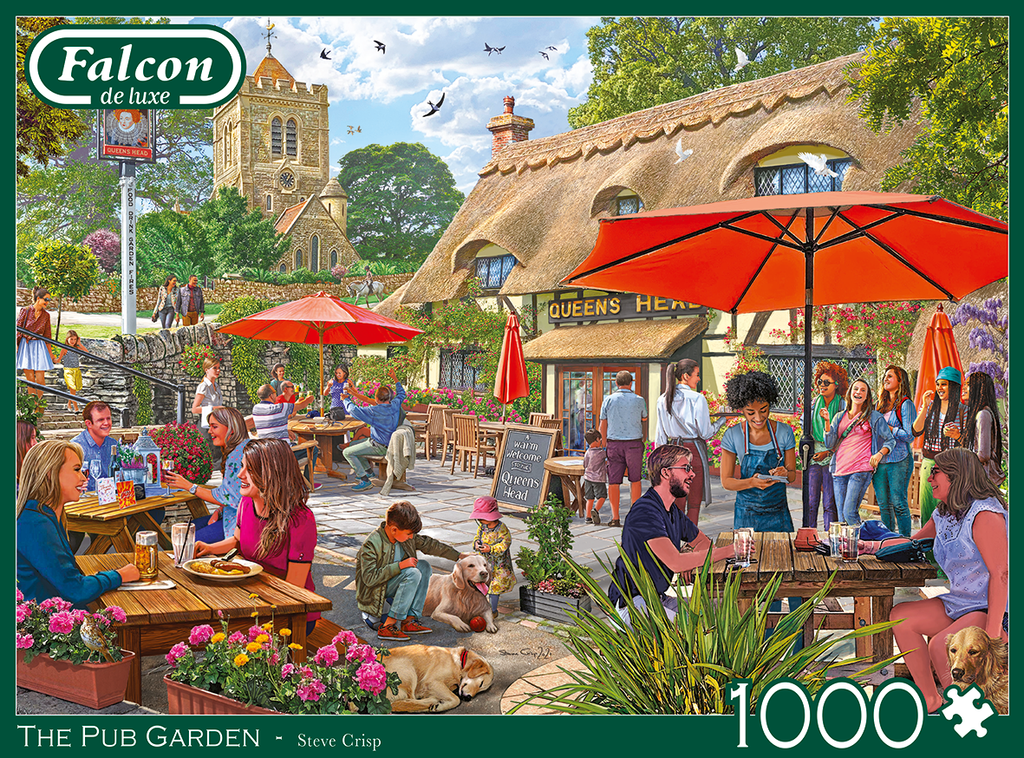 The Pub Garden – 1000 Piece Jigsaw Puzzle (Falcon De Luxe)