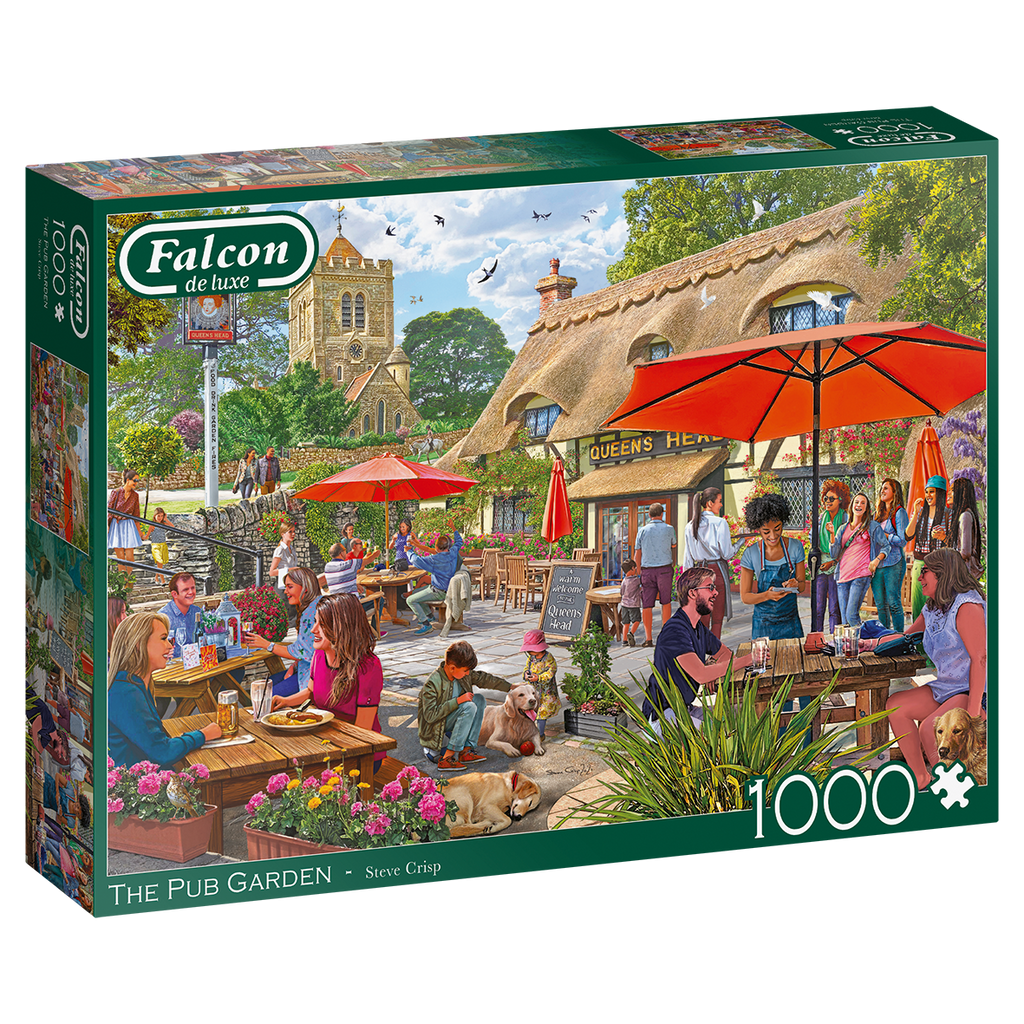 The Pub Garden – 1000 Piece Jigsaw Puzzle (Falcon De Luxe)