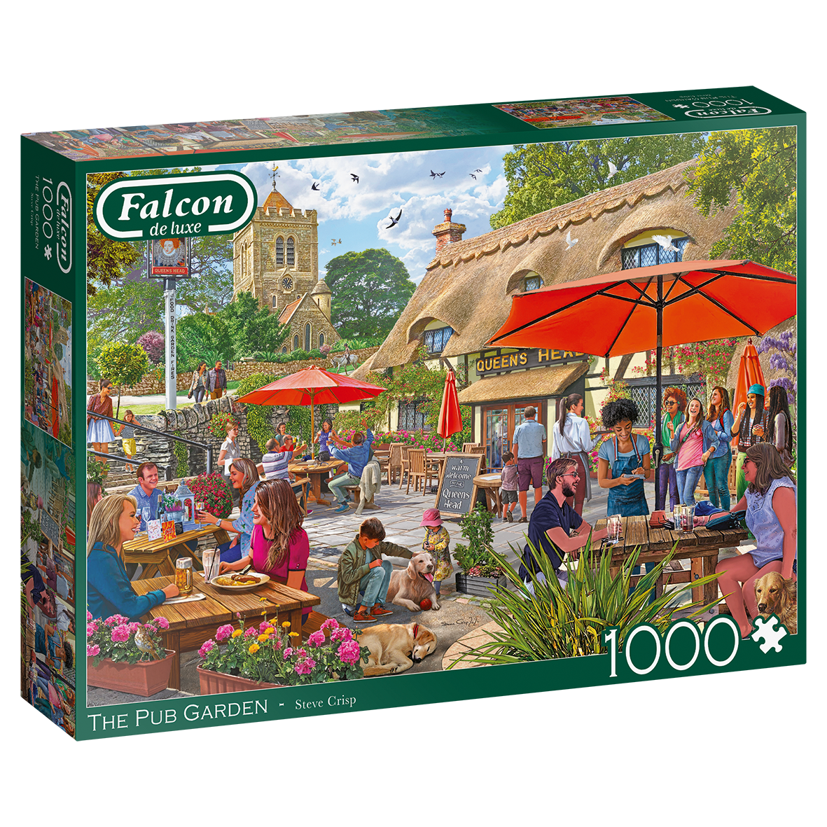 The Pub Garden – 1000 Piece Jigsaw Puzzle (Falcon De Luxe)